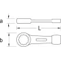 Llave de vaso Gedore 6475780 Peso 999 g Profundidad de embalaje 75 mm Altura 23 mm