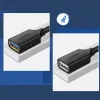 Adaptador alargador USB 3.0 UGREEN 10368B — USB-A hembra a USB-A macho, 1 m, negro