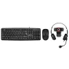 Tracer 4in1 Multi Office Set 46695: teclado USB, ratón inalámbrico, webcam, auriculares