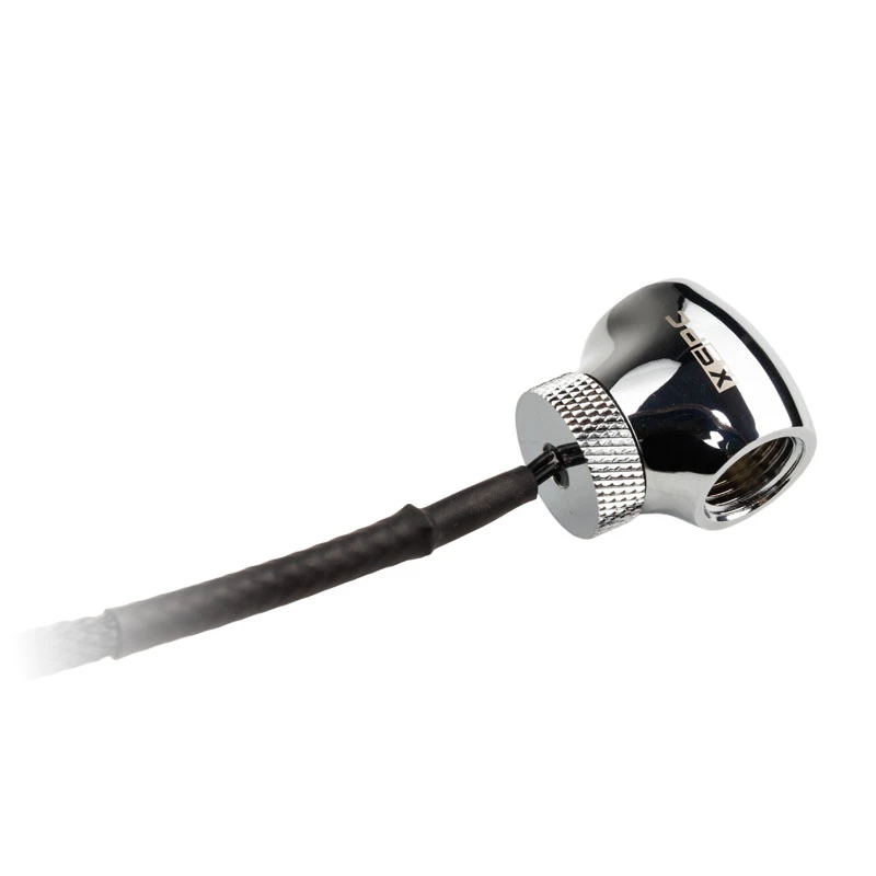 Sensor de temperatura XSPC 2x G1/4 IG — cromado, 2x G1/4 rosca hembra