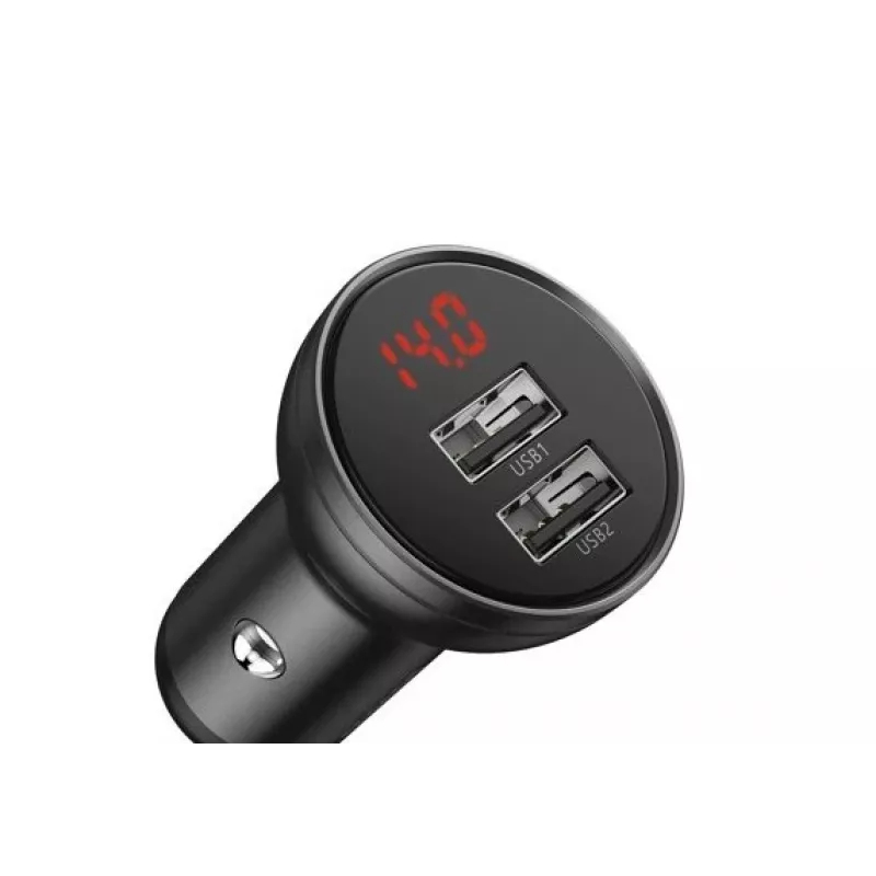 Baseus CCBX-0G cargador móvil universal negro, gris, para mechero de coche