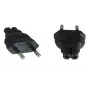 Microconnect PEEUC7AD adaptador de alimentación, enchufe EU (macho) a C7 hembra, negro
