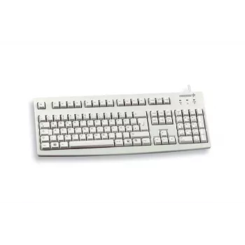 Teclado CHERRY G83-6104 universal USB QWERTY inglés US gris