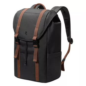 Mochila para portátil Tomtoc VintPack-TA1, capacidad 22 L, compatible con hasta 15,6