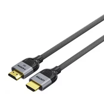 Cable HDMI Unitek C11093RGY01 2 m, HDMI 2.1, 48 Gbit/s, 8K (7680x4320), 144 Hz, ARC, dorado, gris