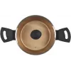 Olla Russell Hobbs RH01669BEU7 20 cm, negra, interior de acero inoxidable