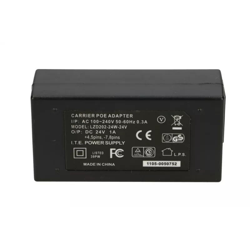Fuente de alimentación PoE Extralink POE-24-24W, 24V, 1A, 24W, cable incluido