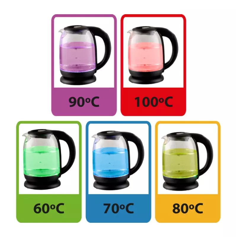 Esperanza EKK027 hervidor eléctrico 1,7 L 2200 W negro, transparente