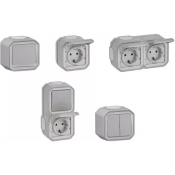 Set Legrand Plexo New gris 100361 1 (100361)