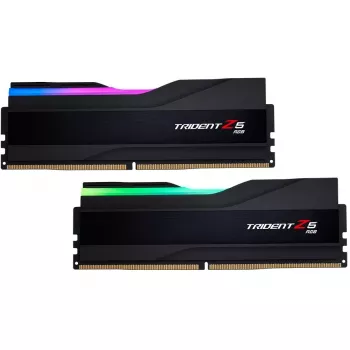 DIMM 48 GB DDR5-6000 (2x 24 GB) Dual-Kit, memoria RAM negra, F5-6000J4048F24GX2-TZ5RK, Trident Z5 RGB, INTEL XMP