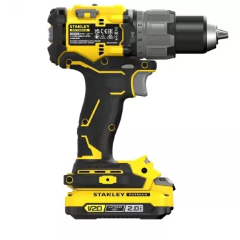 Taladro atornillador a batería STANLEY FatMax V20 SFMCD726D2K 18V, 2x 2Ah Li-Ion, 80 Nm, 2 velocidades, LED