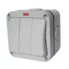 Interruptor de superficie 3 canales, IP66, EU