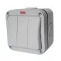 Interruptor de superficie 3 canales, IP66, EU