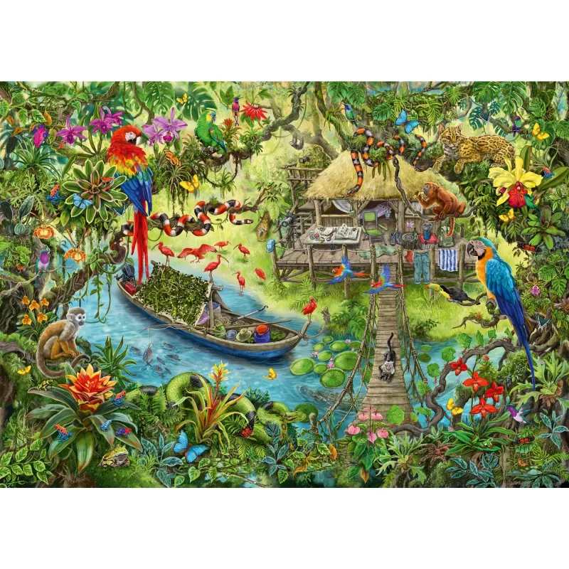 Puzzle de contornos Ravensburger 12924 368 piezas arte