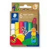 Staedtler Noris Jumbo 842 C6 arcilla de modelar, 6 barritas de 16,6 g, colores surtidos