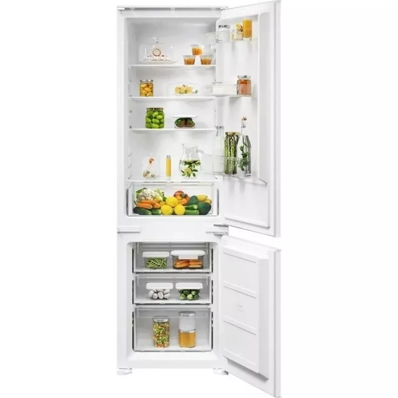 Frigorífico-congelador empotrable Electrolux ENS3SE18S – acero inoxidable, congelador arriba, puerta reversible, clase de eficiencia energética E