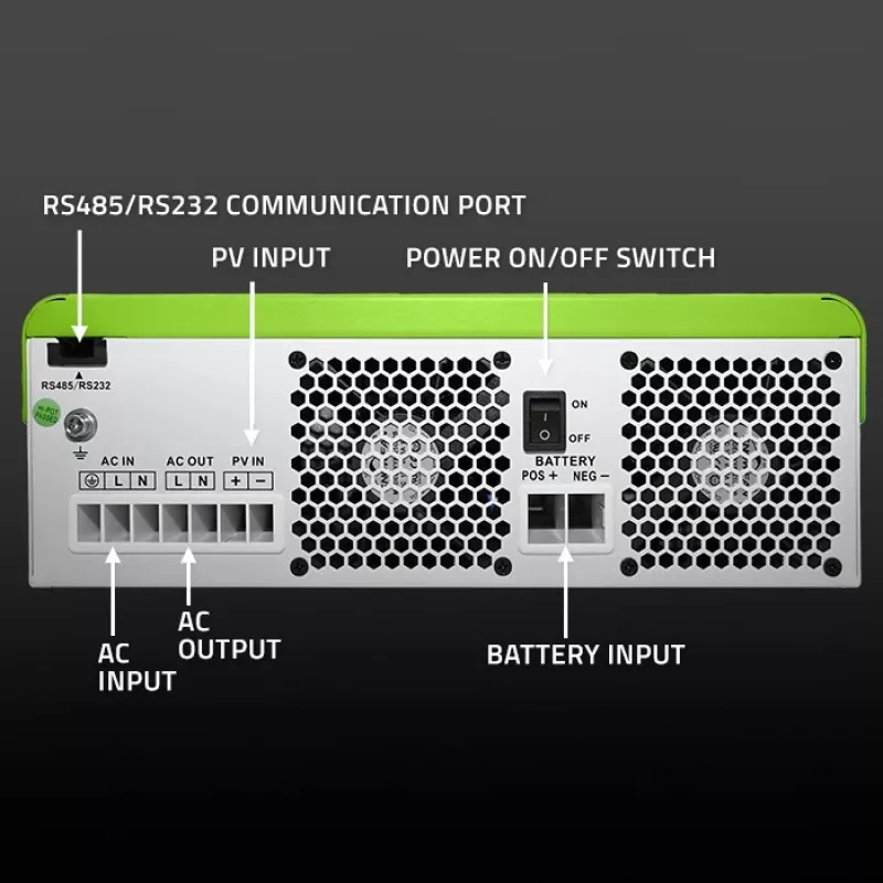 Inversor solar híbrido Off-Grid 3500W, Wi-Fi