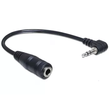Cable de audio DeLOCK 65397 0,14 m 2,5 mm conector macho a 3,5 mm conector hembra Negro
