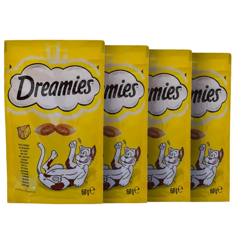 Dreamies Variety Snack Box snacks para gatos, surtido, 12 x 60 g