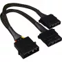 Adaptador de alimentación en Y SATA Sharkoon 4P Molex 0,15 m negro – Digital/Datos – Alimentación