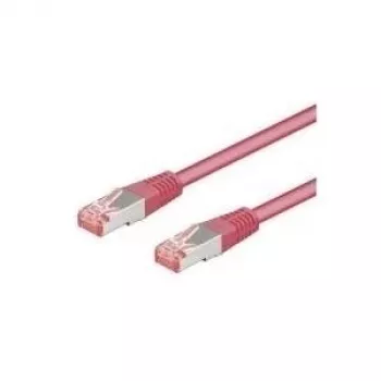 Cable de red Goobay 93339 magenta 0,25 m Cat6