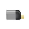 LogiLink CUA0204 adaptador USB-C a DisplayPort negro gris