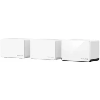 Router MERCUSYS Halo H85X Dual-Band Wi‑Fi 6 (802.11ax), 2,4/5 GHz, hasta 2402 Mbit/s, 3 puertos LAN, blanco (pack de 3)
