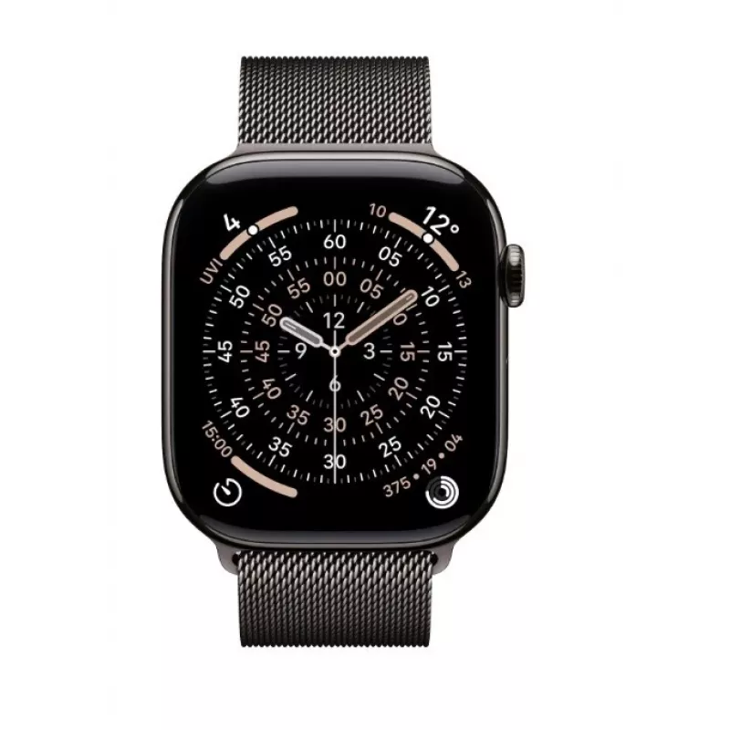 Apple Watch Series 11 GPS + Cellular 46mm caja de titanio Slate con Milanese Loop Slate M/L