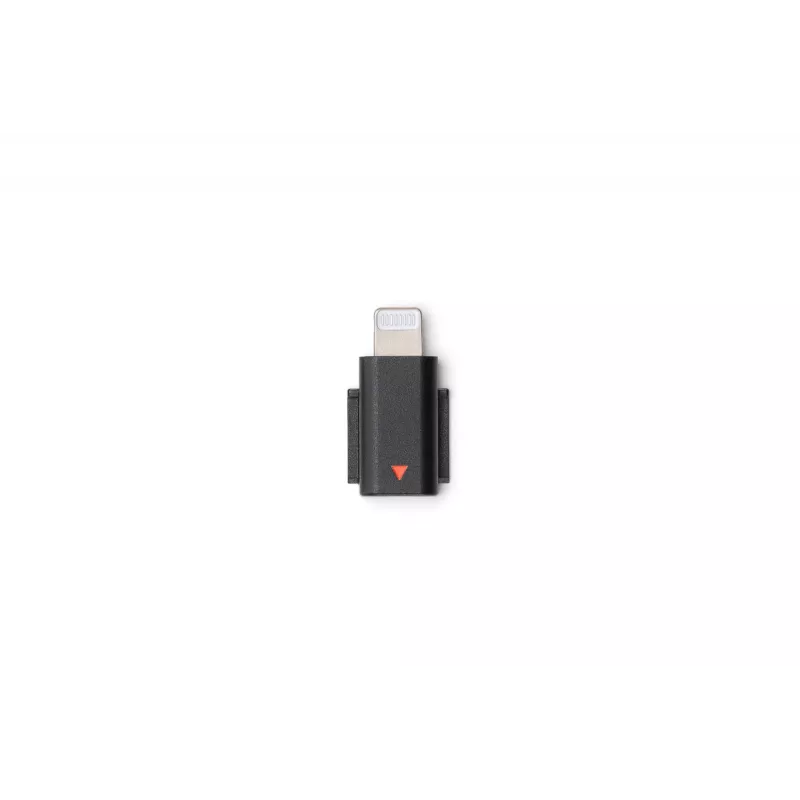 Adaptador de audio DJI Mic 3 Mobile Phone Adapter (Lightning) — conector Lightning, negro, para dispositivos móviles Apple