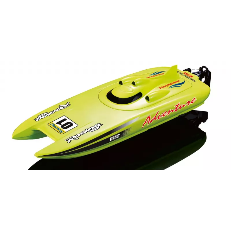 Amewi Rennkatamaran Adventure - Ready-to-Run (RTR) - Green - barco - motor eléctrico - 2.4 GHz - litio-ion (Li-Ion) (26074)