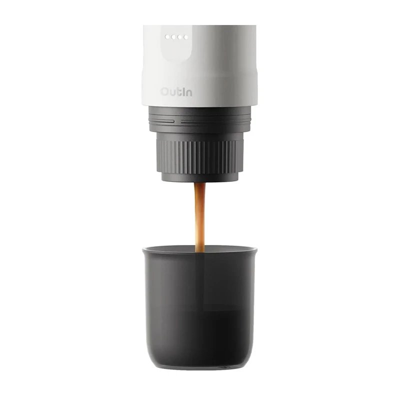 Cafetera Outin 670g Nano blanca
