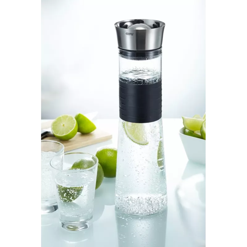 Decantador de vino GEFU CASCADA 1 L plástico, acero inoxidable