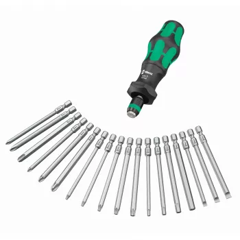 Wera Kompakt Turbo Imperial 1 Juego de puntas, 15 uds., 05057483001