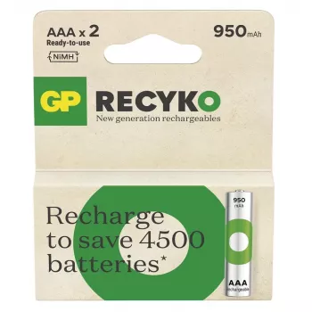 Pilas R03/AAA NI-MH 950mAh blíster 2 uds.