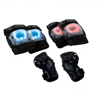 Rodilleras y coderas HUDORA 83011/00 talla M – equipo de protección ligero y duradero