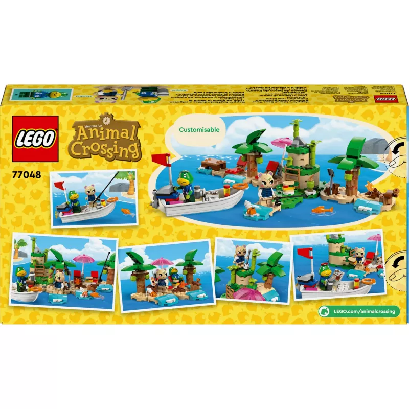LEGO Set de construcción 77048 Animal Crossing Excursión en barco con la isla del capitán