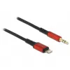 Cable de audio DeLOCK 86587 1,5 m 3,5 mm Lightning Negro