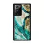 Funda protectora iKins para Samsung Galaxy Note 20 Ultra — diseño ágata aguamarina