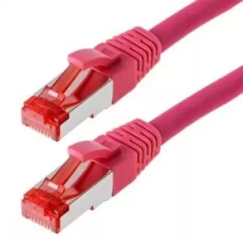 Cable de red Helos CAT6 S/FTP (PIMF) 15 m magenta