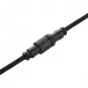 Sharkoon SGK50 Aviator cable en espiral para SKILLER SGK50, de USB-A a USB-C, 1,85 m, titanio/negro