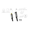 LogiLink Cable USB USB 3.2 Gen 2 CUA0105 0,5 m USB-C Negro Gris