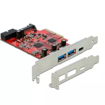 Tarjeta PCI Express x4 DeLOCK 90492 USB Type-C USB Type-A