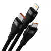 Cable USB Baseus SUP0003351 1,2 m USB A USB C/Micro USB-A/Lightning negro