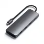 Hub multipuerto híbrido USB-C Satechi (adaptador 4 en 1), Space Grey, ST-UCHSEM