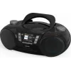 Sencor SPT 6510DB boombox portátil DAB+, CD/MP3/USB/SD, Bluetooth 5.3, FM RDS, 16 W, negro