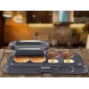 Tostadora Beper P101TOS501 — tostadora eléctrica de acero inoxidable para 2 rebanadas
