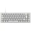 Teclado gaming mecánico TKL XTRFY K5 RGB – tenkeyless, transparente/blanco