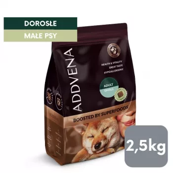 ADDVENA Boosted by superfoods Adult Small Beef - pienso seco - 2,5 kg