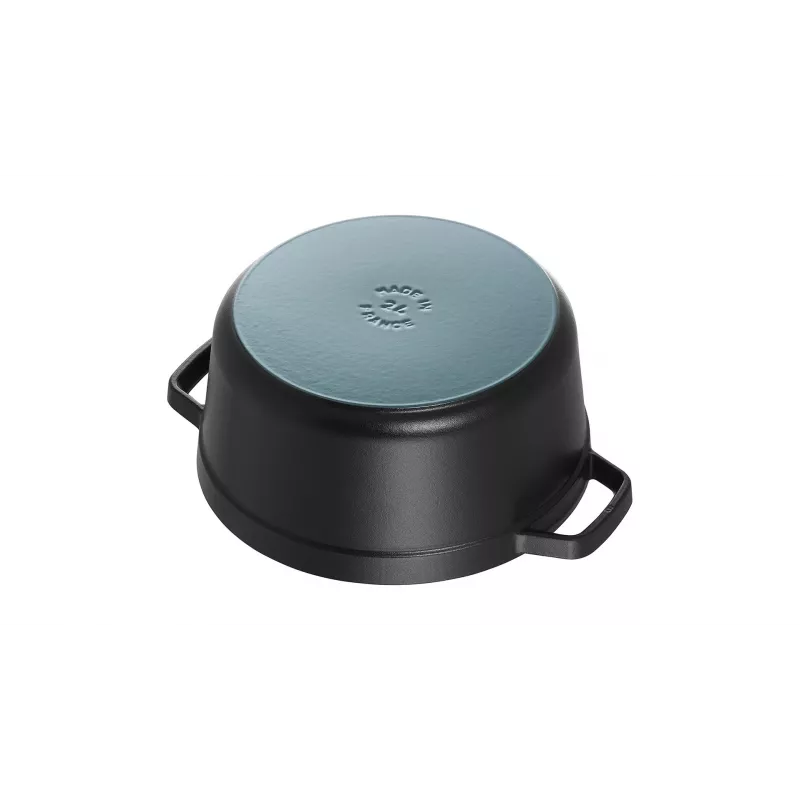 Olla de asar ZWILLING 40500-281-0 6,7 L hierro fundido negro