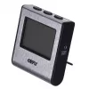 Termómetro alimentario GEFU sonda digital 0–250 °C, acero inoxidable, sensor de 16 cm